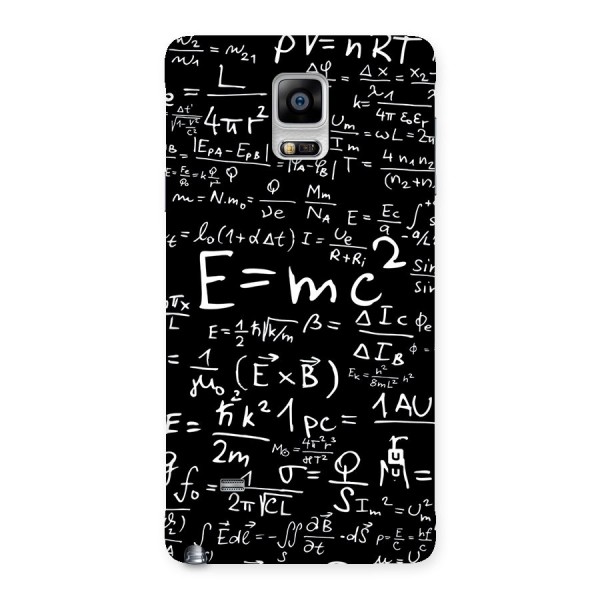 Physics Equation Back Case for Galaxy Note 4