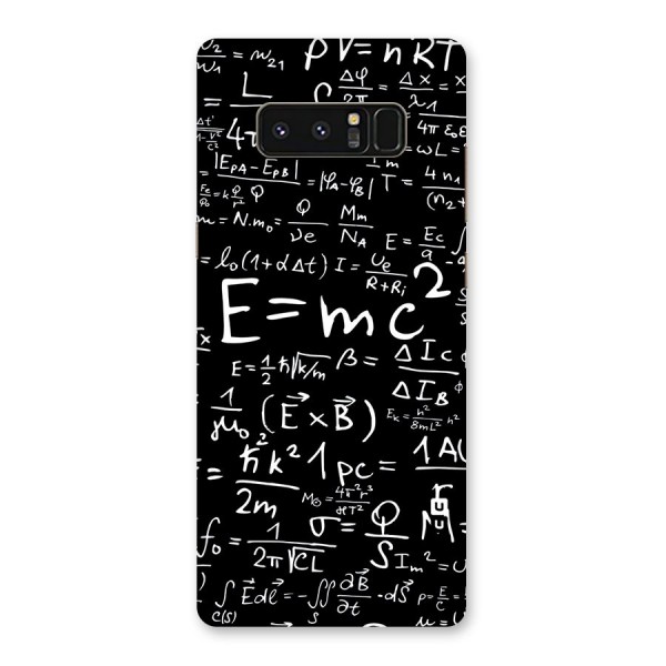 Physics Equation Back Case for Galaxy Note 8