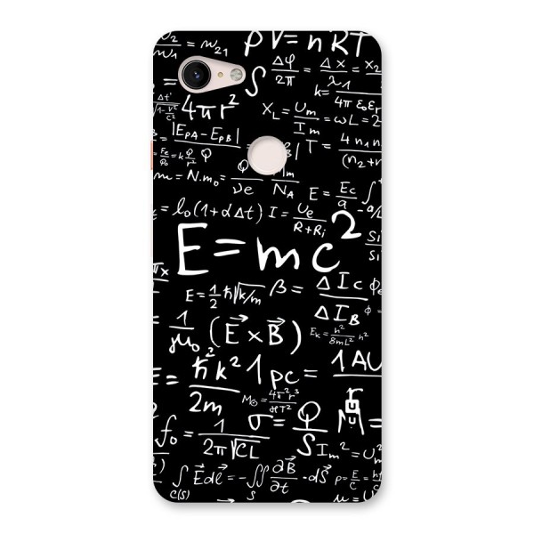 Physics Equation Back Case for Google Pixel 3 XL