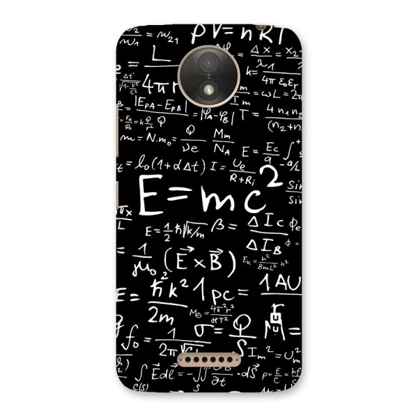 Physics Equation Back Case for Moto C Plus