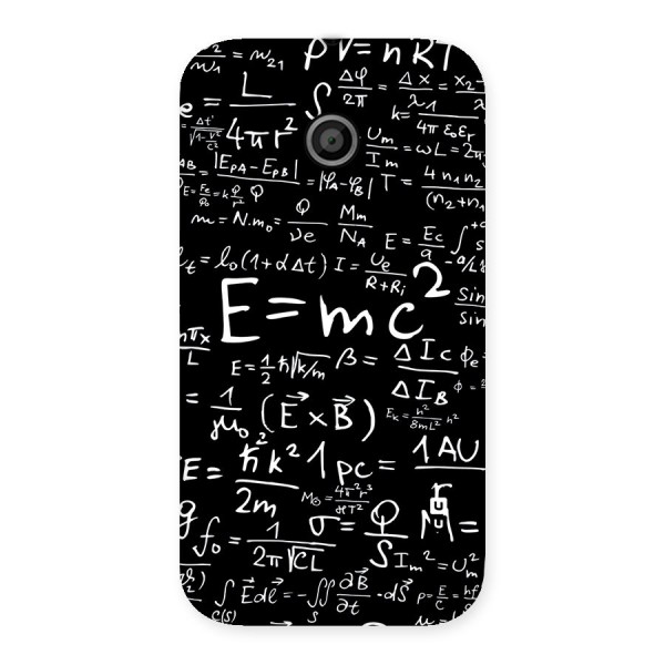 Physics Equation Back Case for Moto E