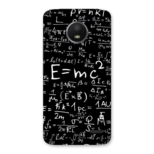 Physics Equation Back Case for Moto E4