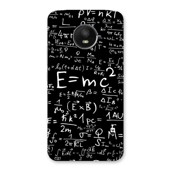 Physics Equation Back Case for Moto E4 Plus