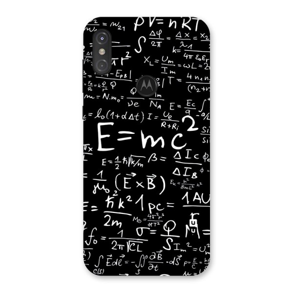 Physics Equation Back Case for Motorola One Power