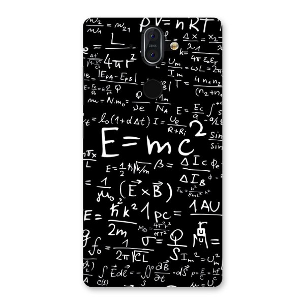 Physics Equation Back Case for Nokia 8 Sirocco