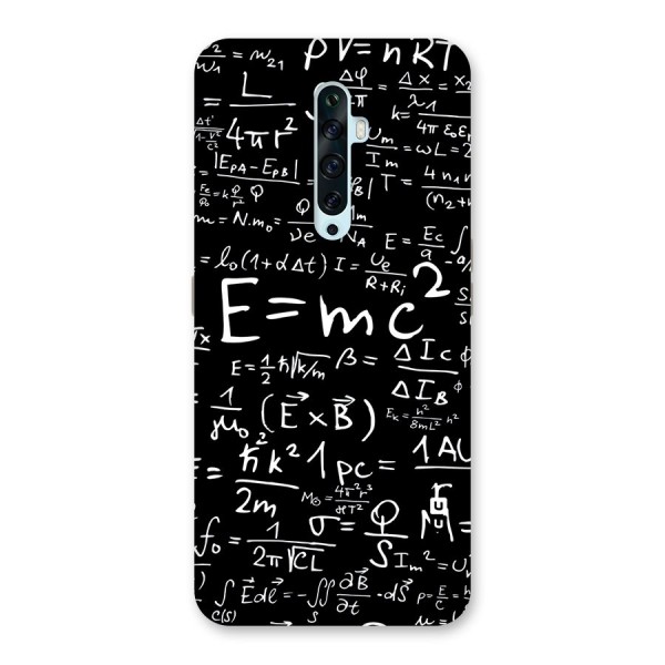 Physics Equation Back Case for Oppo Reno2 F