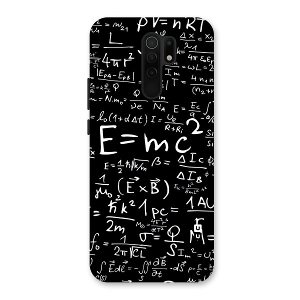 Physics Equation Back Case for Poco M2