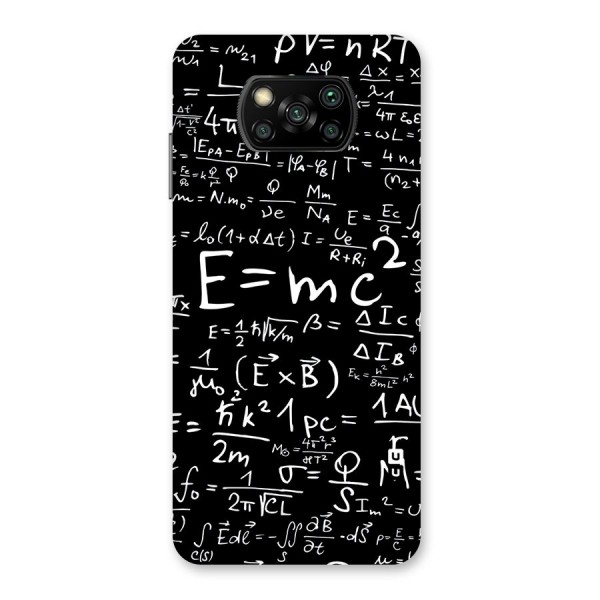 Physics Equation Back Case for Poco X3