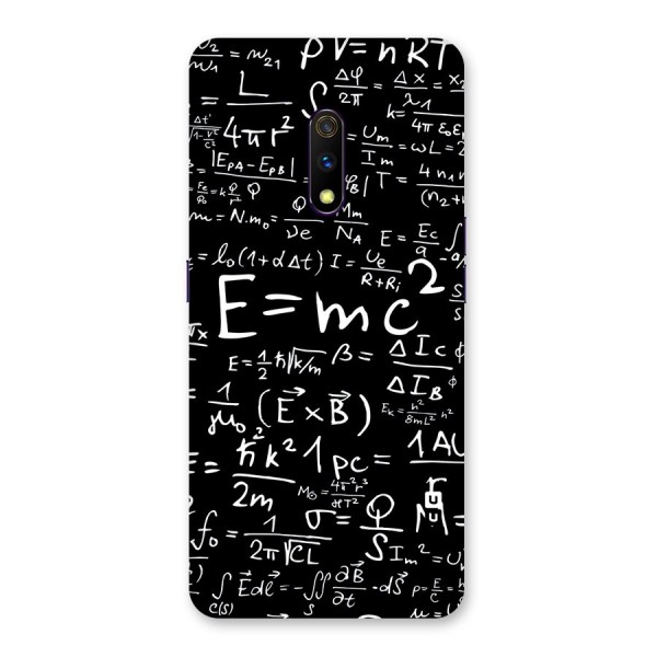 Physics Equation Back Case for Realme X