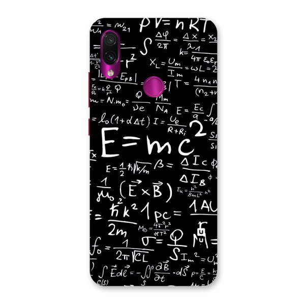 Physics Equation Back Case for Redmi Note 7 Pro