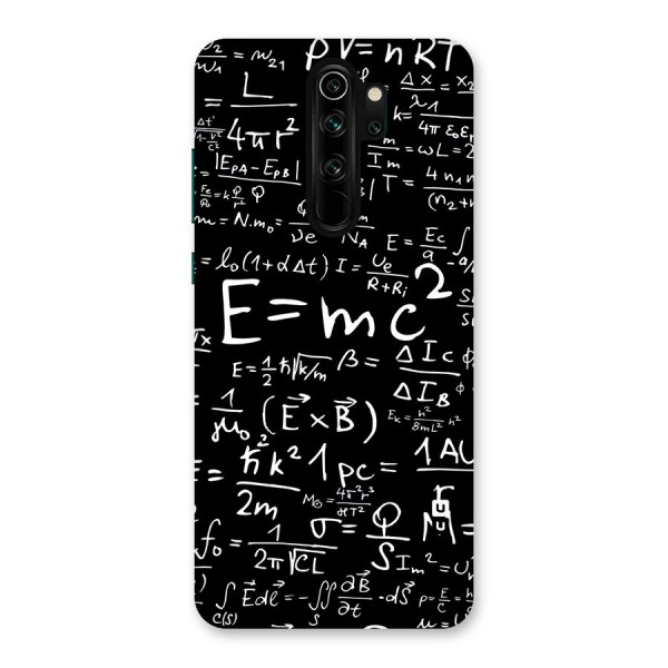 Physics Equation Back Case for Redmi Note 8 Pro