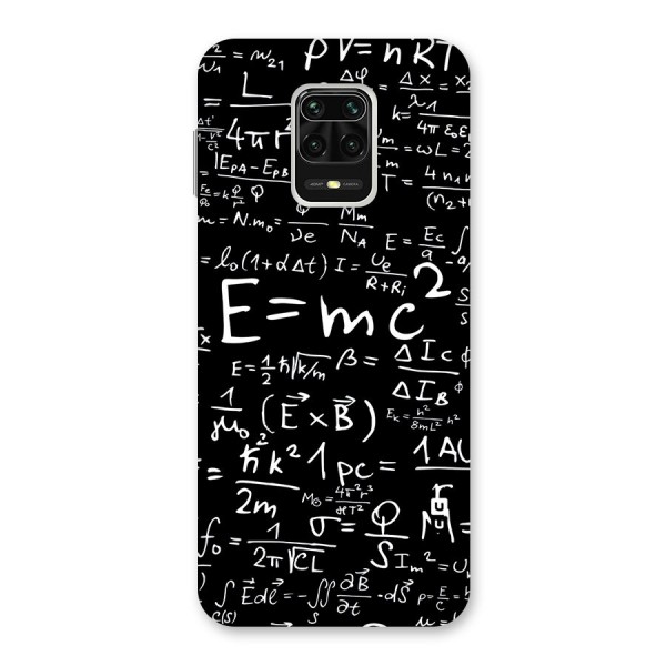 Physics Equation Back Case for Redmi Note 9 Pro