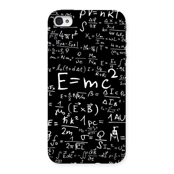 Physics Equation Back Case for iPhone 4 4s