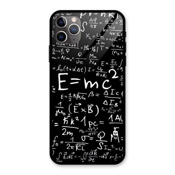 Physics Equation Glass Back Case for iPhone 11 Pro Max