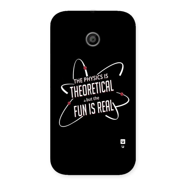 Physics Theoretical Fun Real Back Case for Moto E