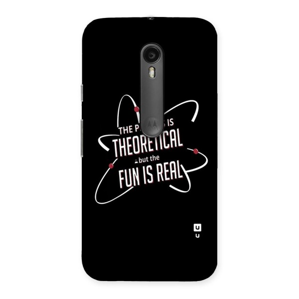 Physics Theoretical Fun Real Back Case for Moto G3