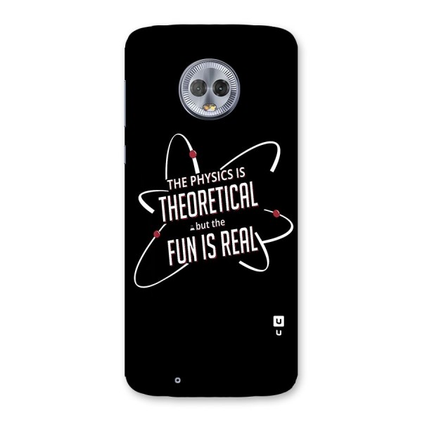 Physics Theoretical Fun Real Back Case for Moto G6