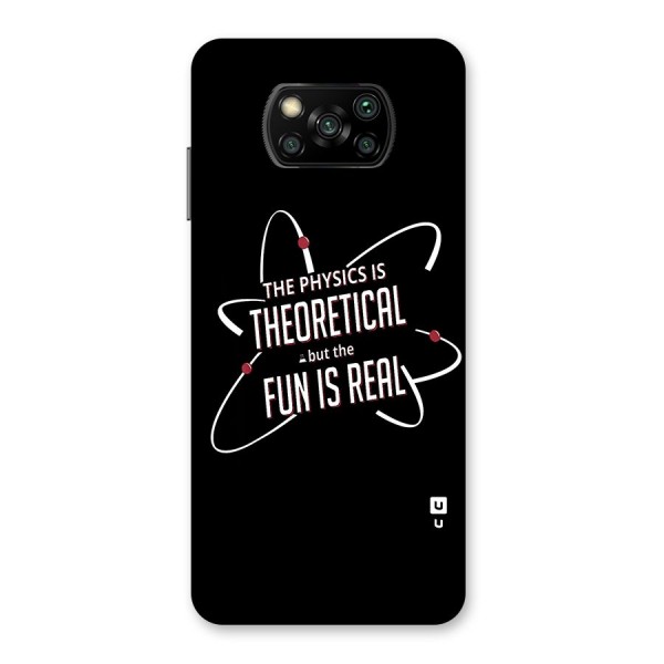 Physics Theoretical Fun Real Back Case for Poco X3