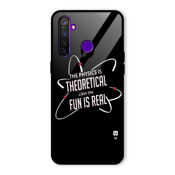 Physics Theoretical Fun Real Glass Back Case for Realme 5 Pro