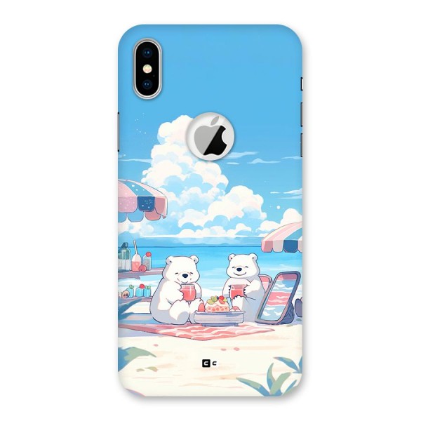 Picnic Time Back Case for iPhone XS Logo Cut