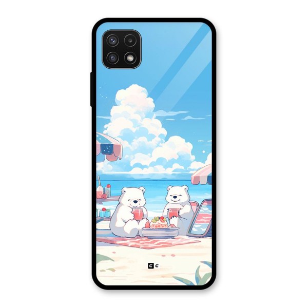 Picnic Time Glass Back Case for Galaxy A22 5G