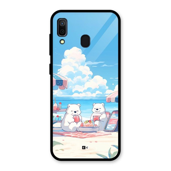 Picnic Time Glass Back Case for Galaxy A30