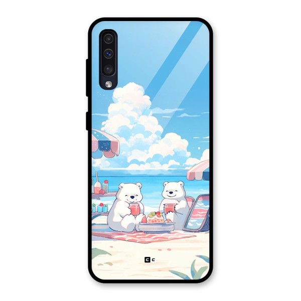 Picnic Time Glass Back Case for Galaxy A50