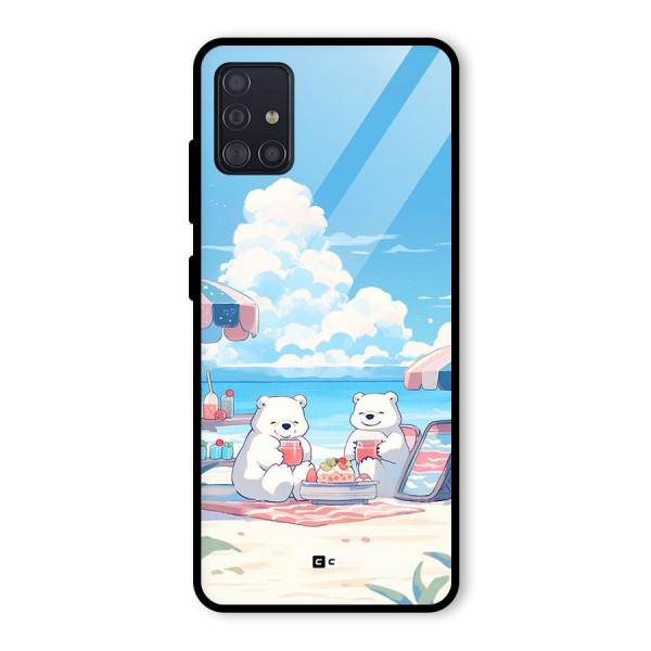 Picnic Time Glass Back Case for Galaxy A51