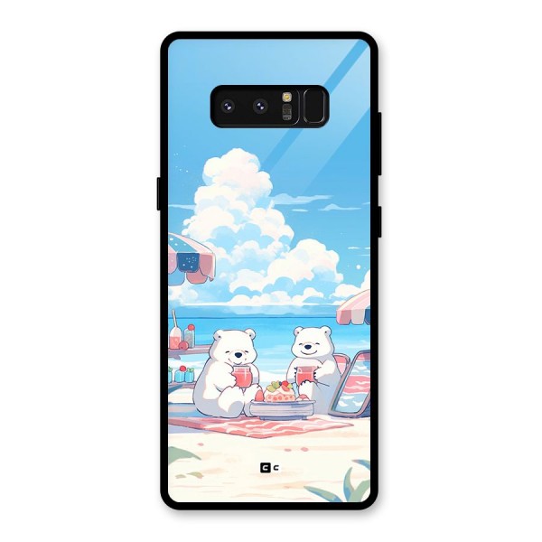 Picnic Time Glass Back Case for Galaxy Note 8