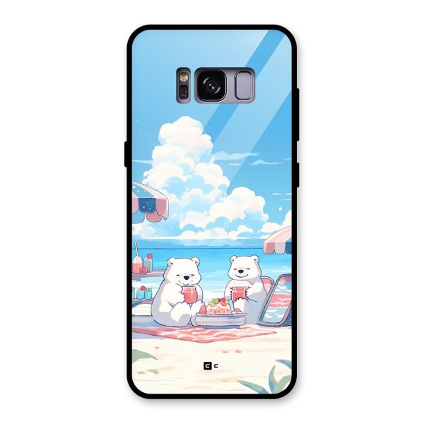 Picnic Time Glass Back Case for Galaxy S8