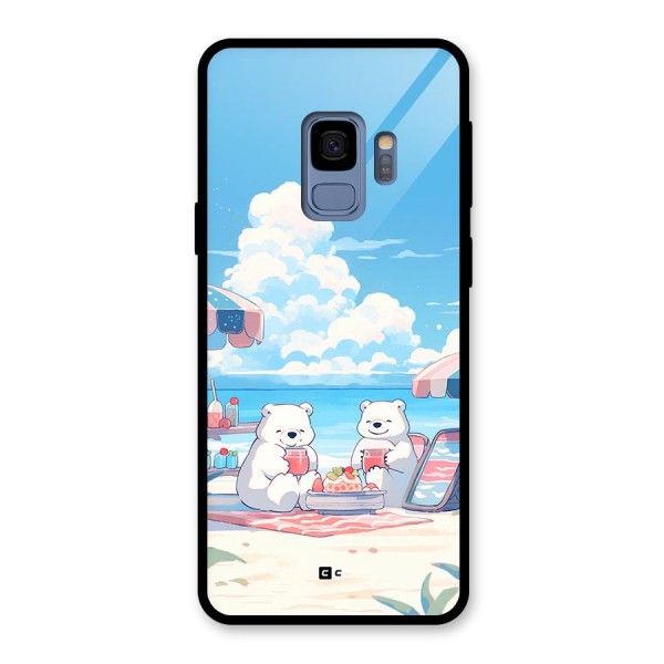 Picnic Time Glass Back Case for Galaxy S9