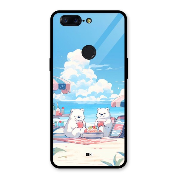 Picnic Time Glass Back Case for OnePlus 5T