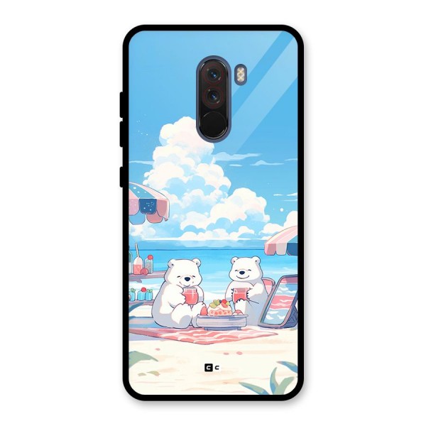 Picnic Time Glass Back Case for Poco F1