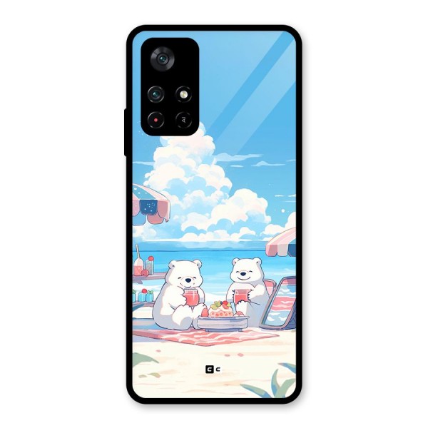 Picnic Time Glass Back Case for Poco M4 Pro 5G