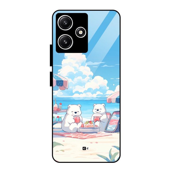 Picnic Time Glass Back Case for Poco M6 Pro