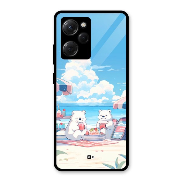 Picnic Time Glass Back Case for Poco X5 Pro