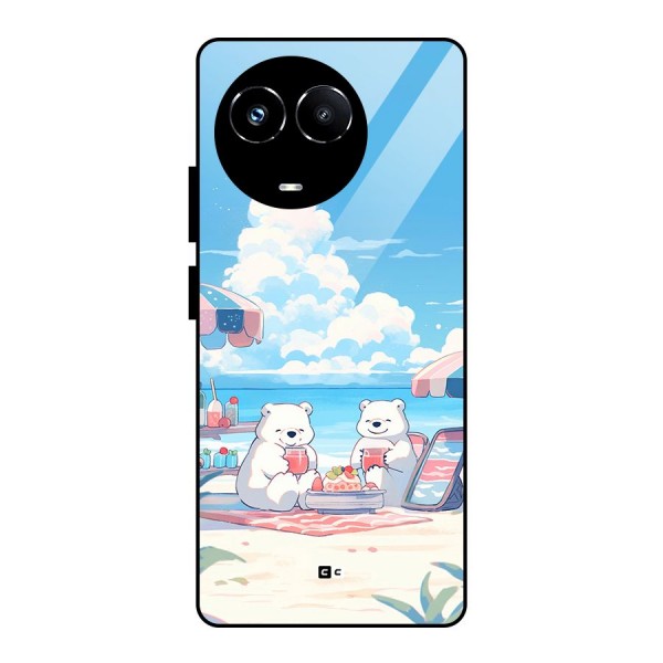 Picnic Time Glass Back Case for Realme Narzo 60X