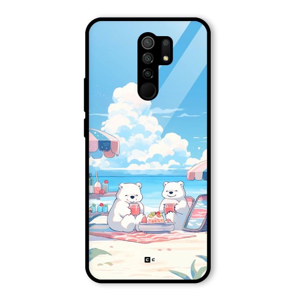 Picnic Time Glass Back Case for Redmi 9 Prime