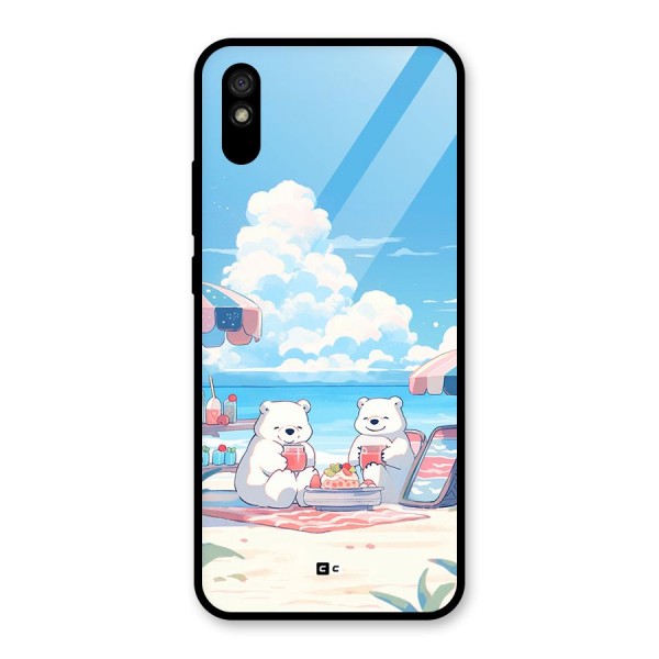 Picnic Time Glass Back Case for Redmi 9i