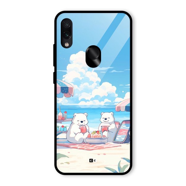 Picnic Time Glass Back Case for Redmi Note 7