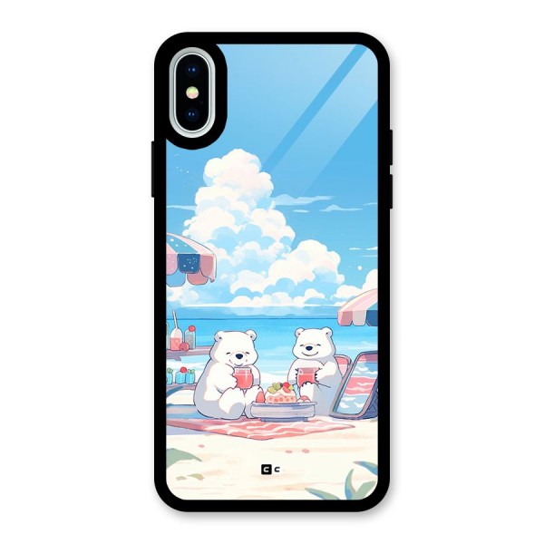 Picnic Time Glass Back Case for iPhone X