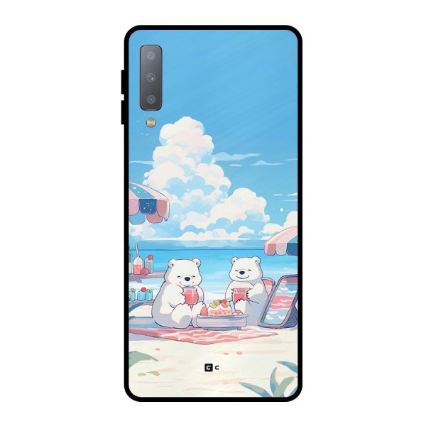 Picnic Time Metal Back Case for Galaxy A7 (2018)