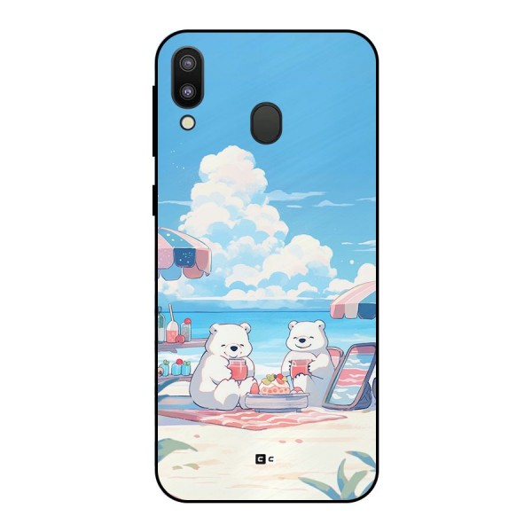 Picnic Time Metal Back Case for Galaxy M20