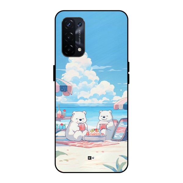 Picnic Time Metal Back Case for Oppo A74 5G