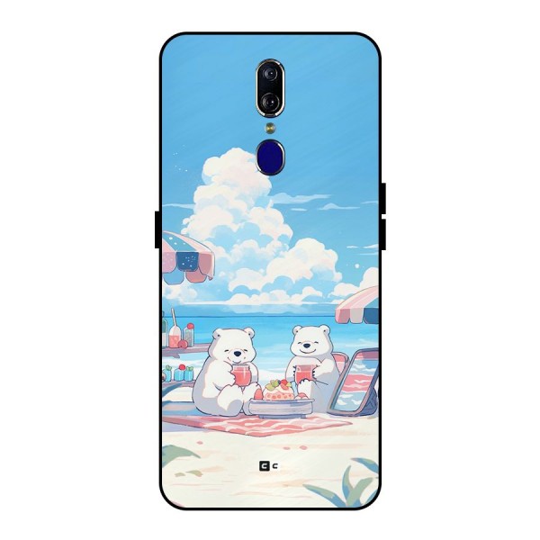 Picnic Time Metal Back Case for Oppo F11