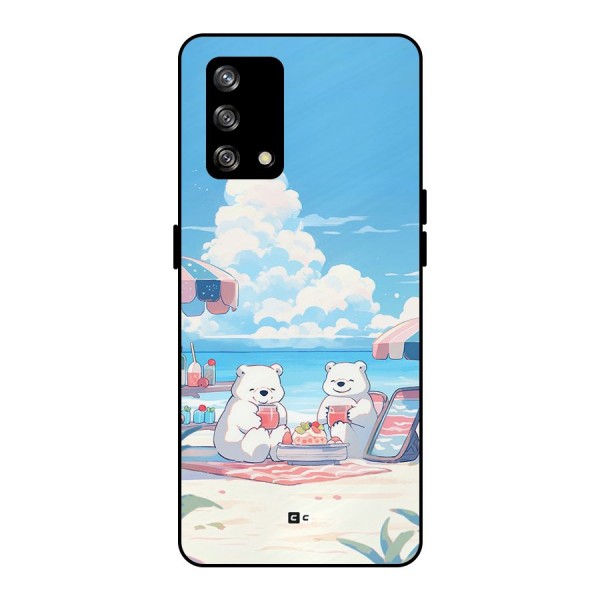 Picnic Time Metal Back Case for Oppo F19