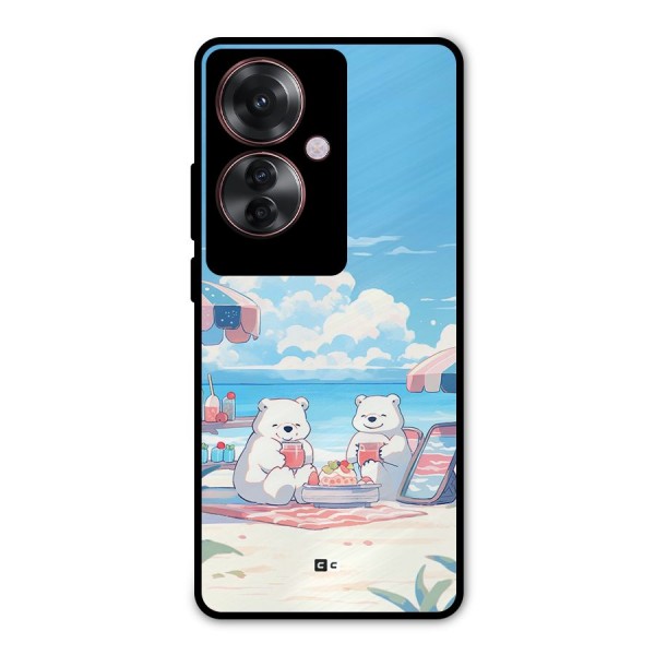 Picnic Time Metal Back Case for Oppo F25 Pro