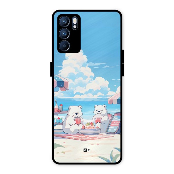 Picnic Time Metal Back Case for Oppo Reno6 5G