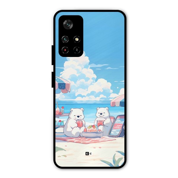 Picnic Time Metal Back Case for Poco M4 Pro 5G