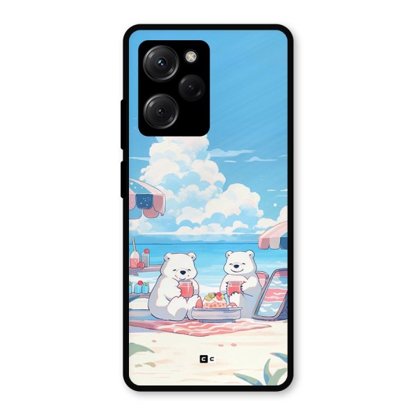 Picnic Time Metal Back Case for Poco X5 Pro